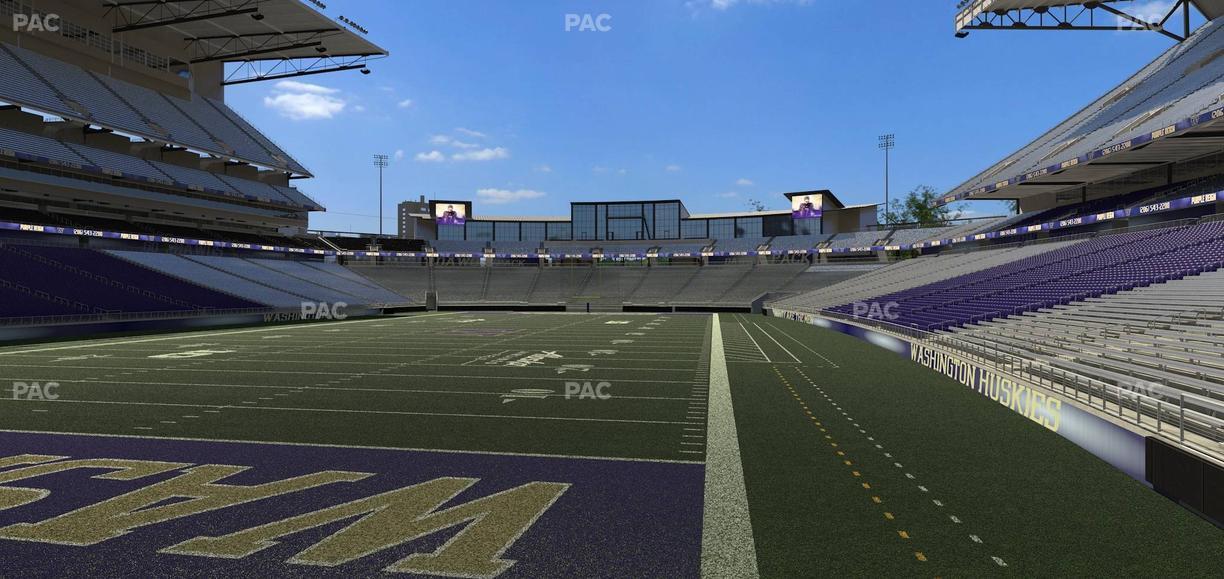 Husky Stadium - Section 135 Seat View