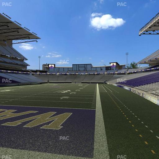 Husky Stadium - Section 135 Seat View