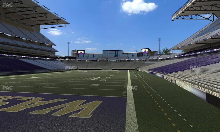 Husky Stadium - Section 135 Seat View
