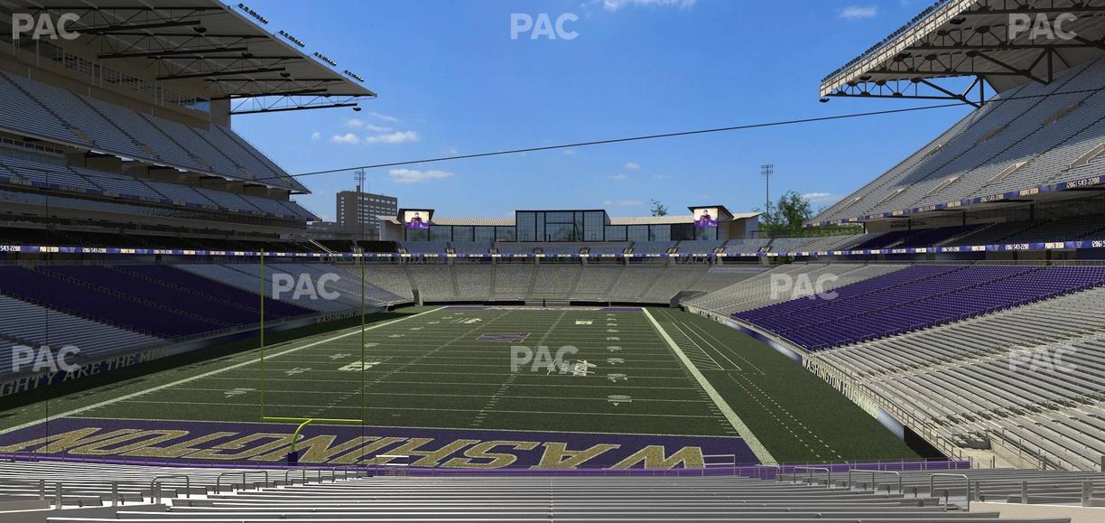 Husky Stadium - Section 136 Seat View