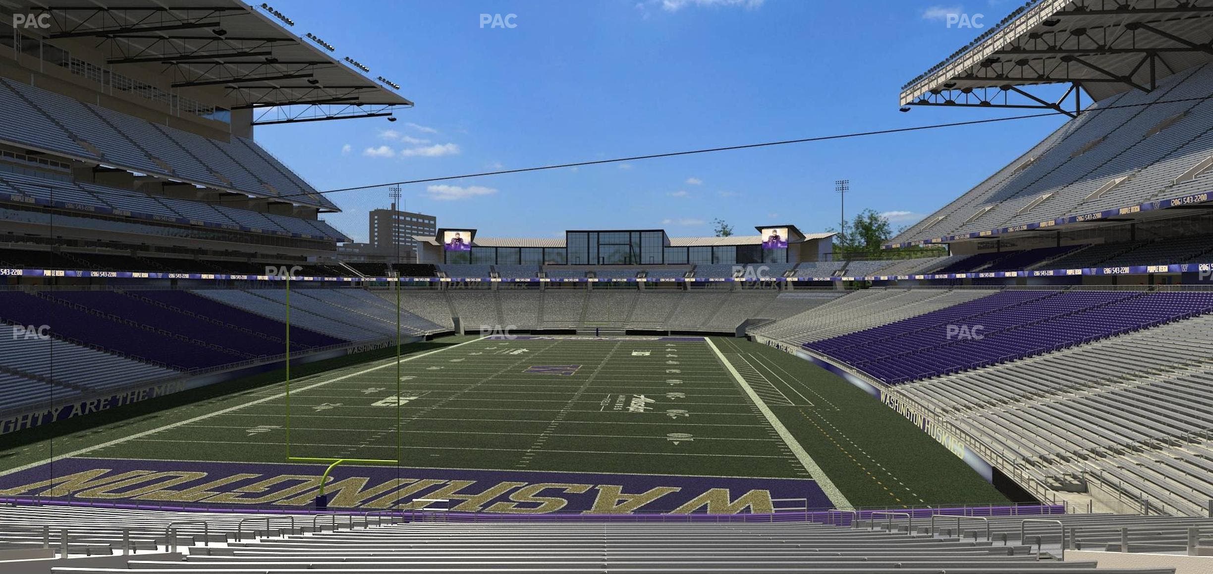 Husky Stadium - Section 136 Seat View