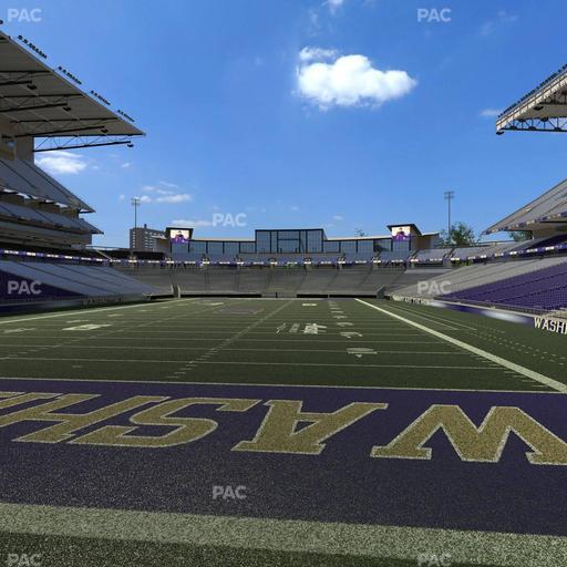 Husky Stadium - Section 136 Seat View