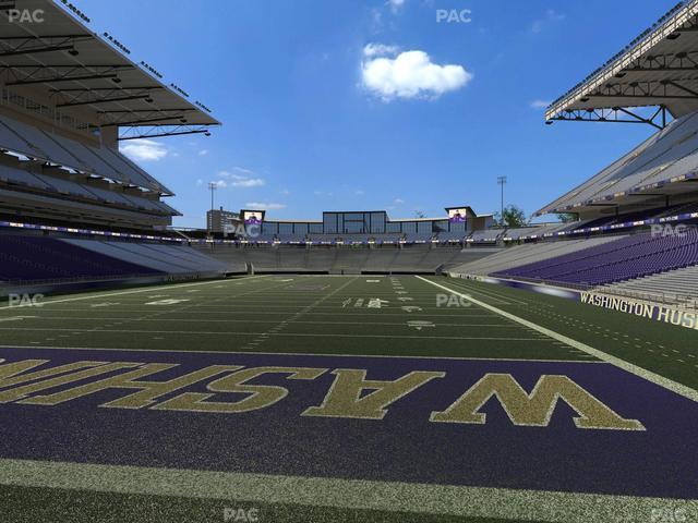 Husky Stadium - Section 136 Seat View