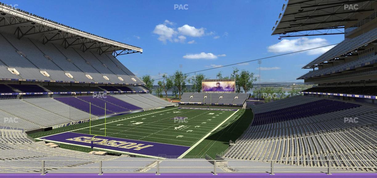 Husky Stadium - Section 215 Seat View