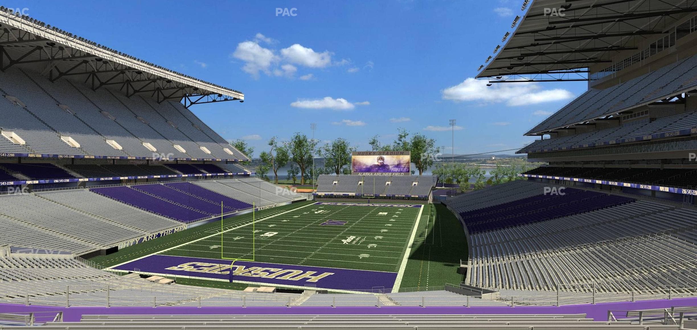 Husky Stadium - Section 216 Seat View