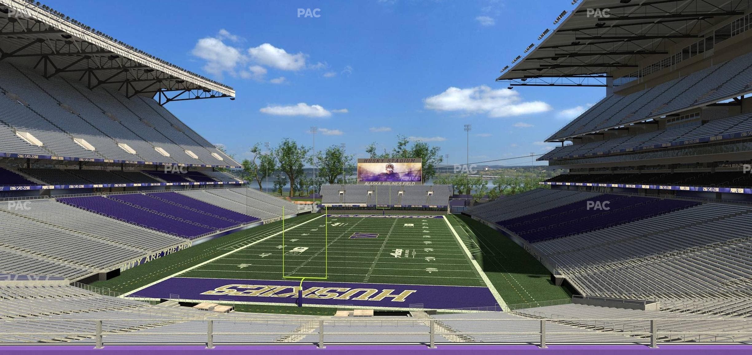 Husky Stadium - Section 217 Seat View