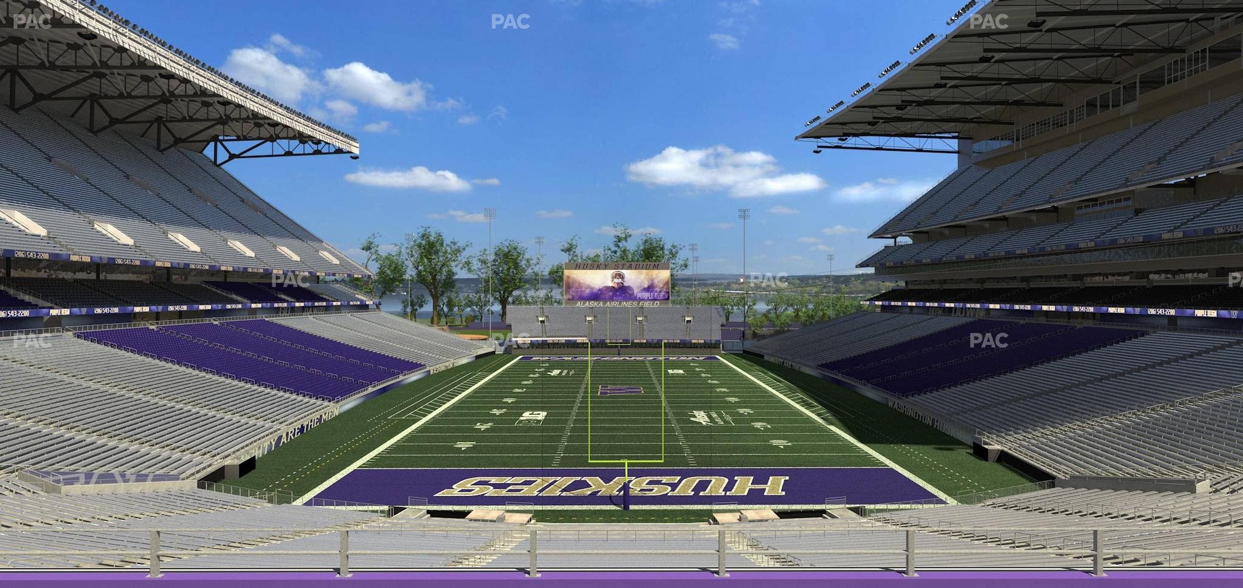 Husky Stadium - Section 218 Seat View