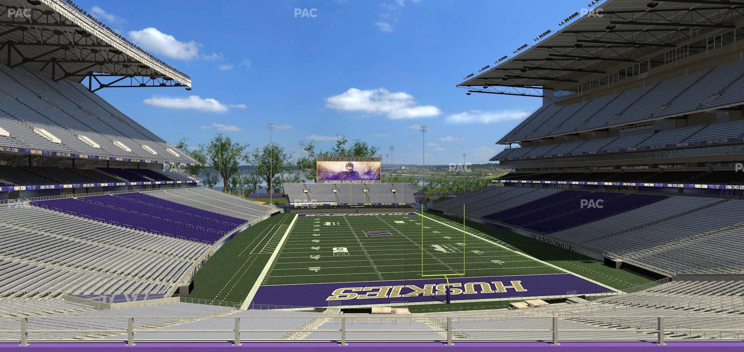 Husky Stadium - Section 219 Seat View