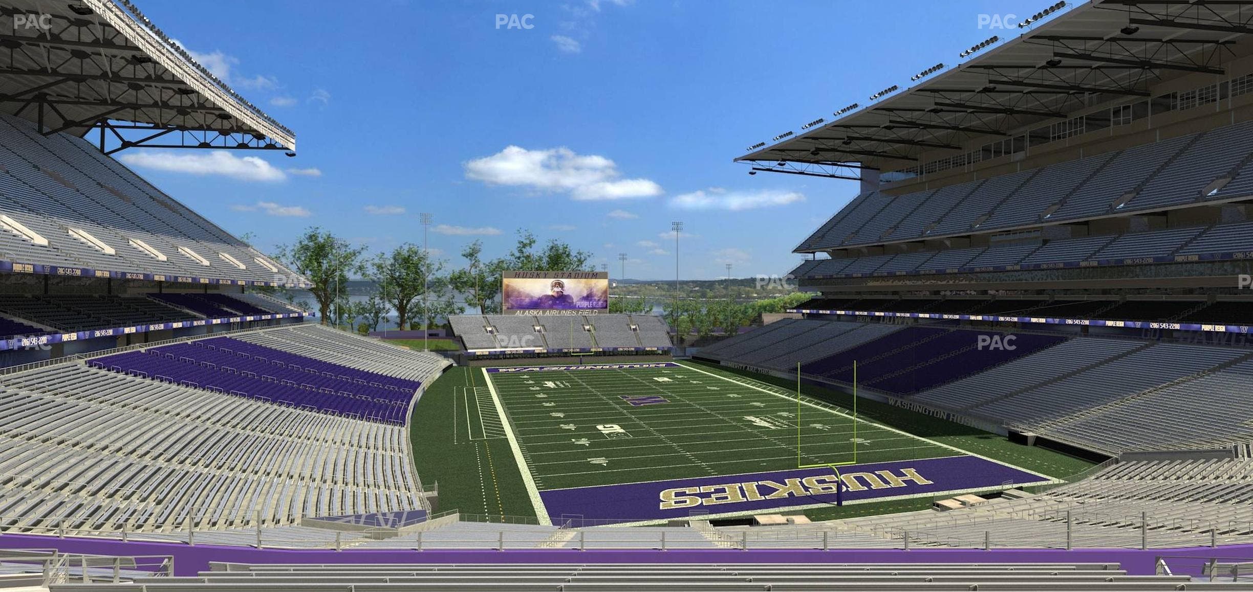 Husky Stadium - Section 220 Seat View