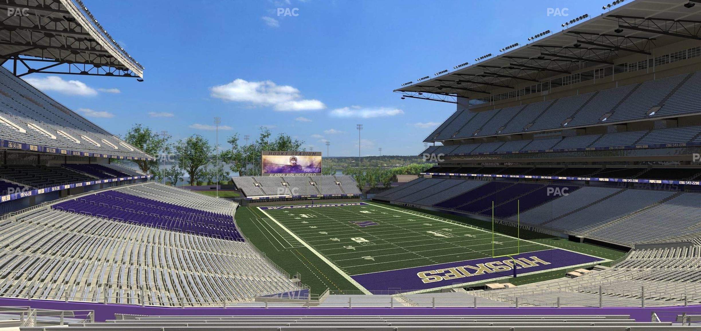 Husky Stadium - Section 221 Seat View