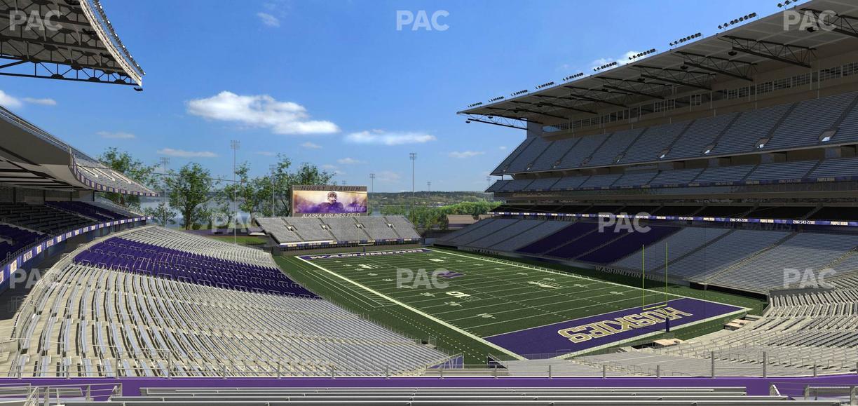 Husky Stadium - Section 222 Seat View
