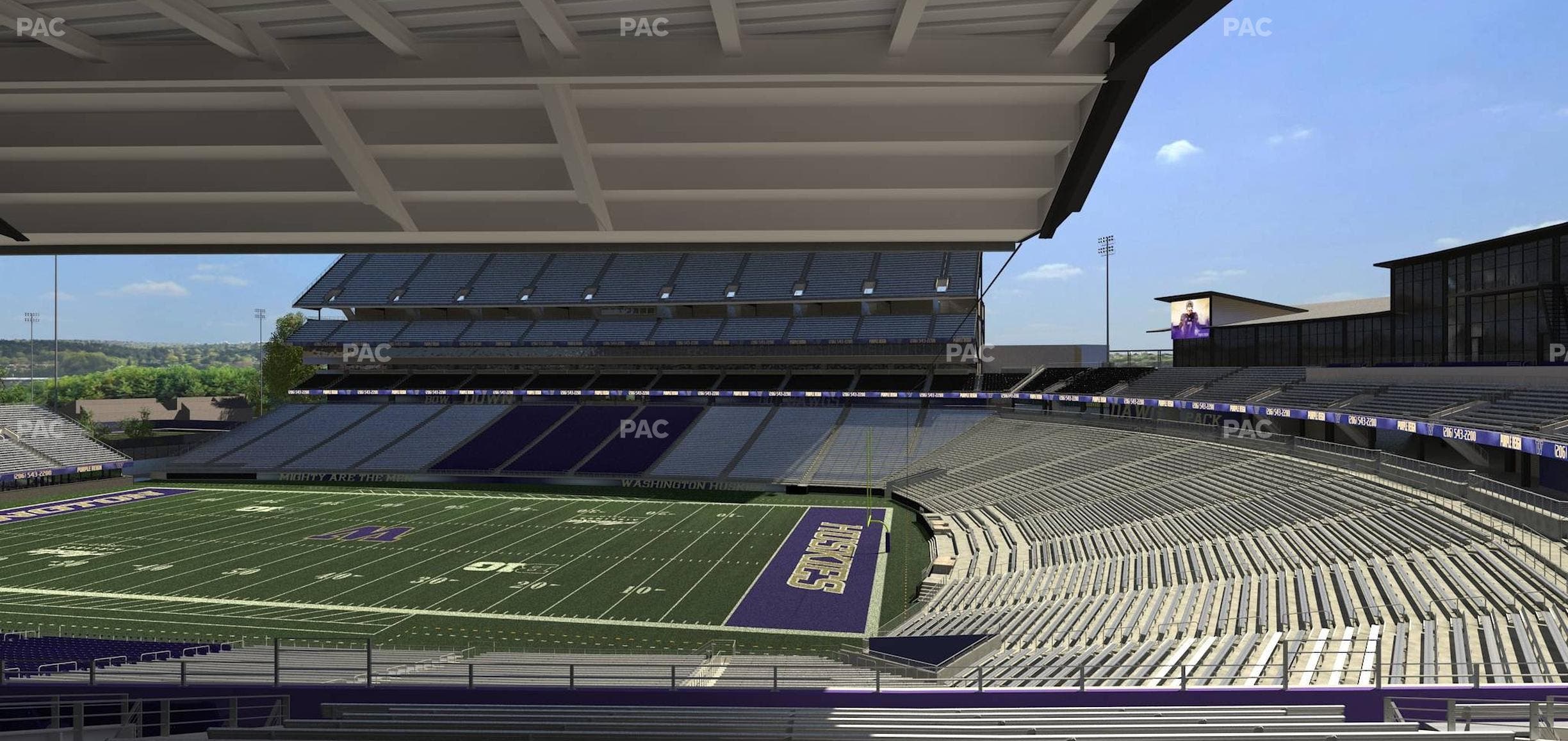 Husky Stadium - Section 225 Seat View