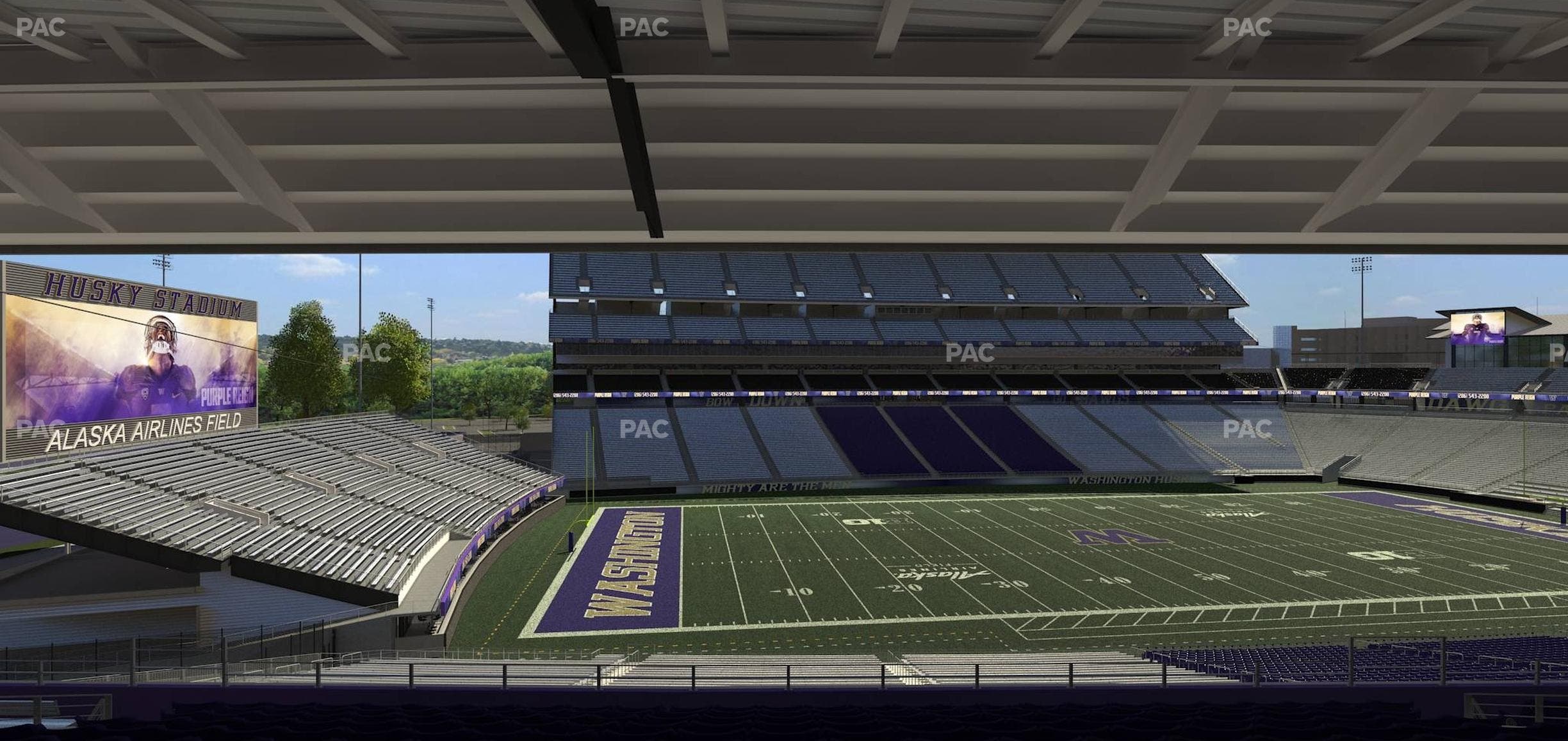 Husky Stadium - Section 232 Seat View