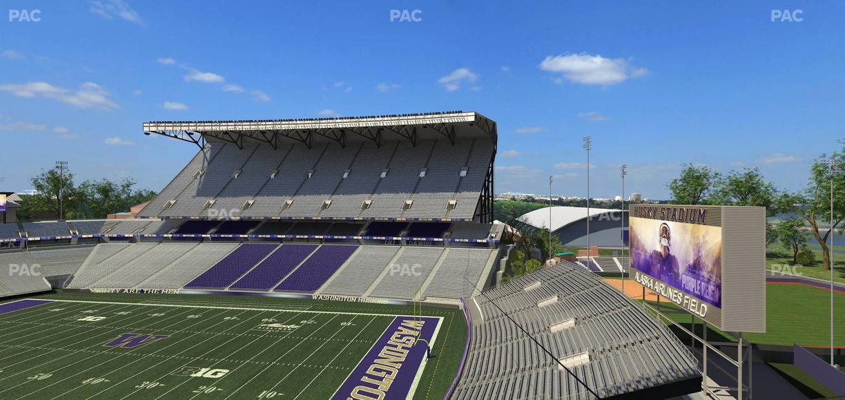 Husky Stadium - Section 301 Seat View