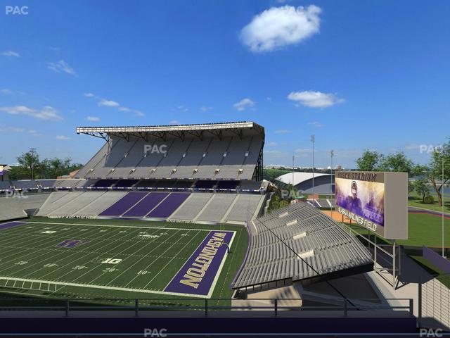 Husky Stadium - Section 301 Seat View