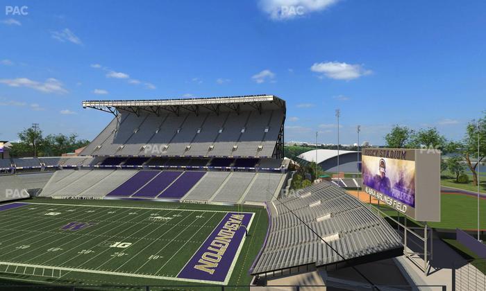 Husky Stadium - Section 301 Seat View