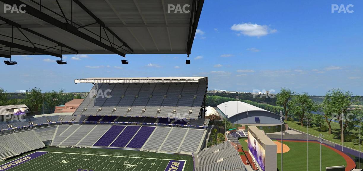 Husky Stadium - Section 301 Seat View