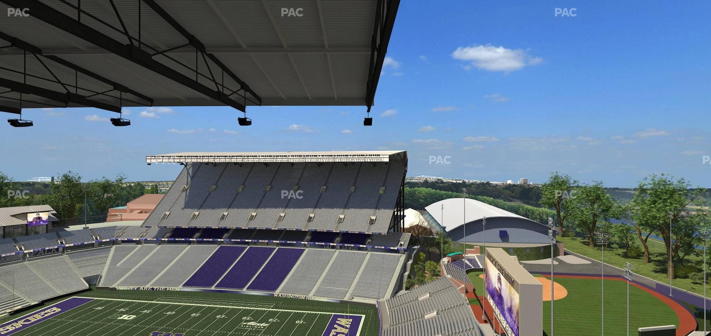 Husky Stadium - Section 301 Seat View