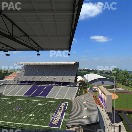 Husky Stadium - Section 301 Seat View