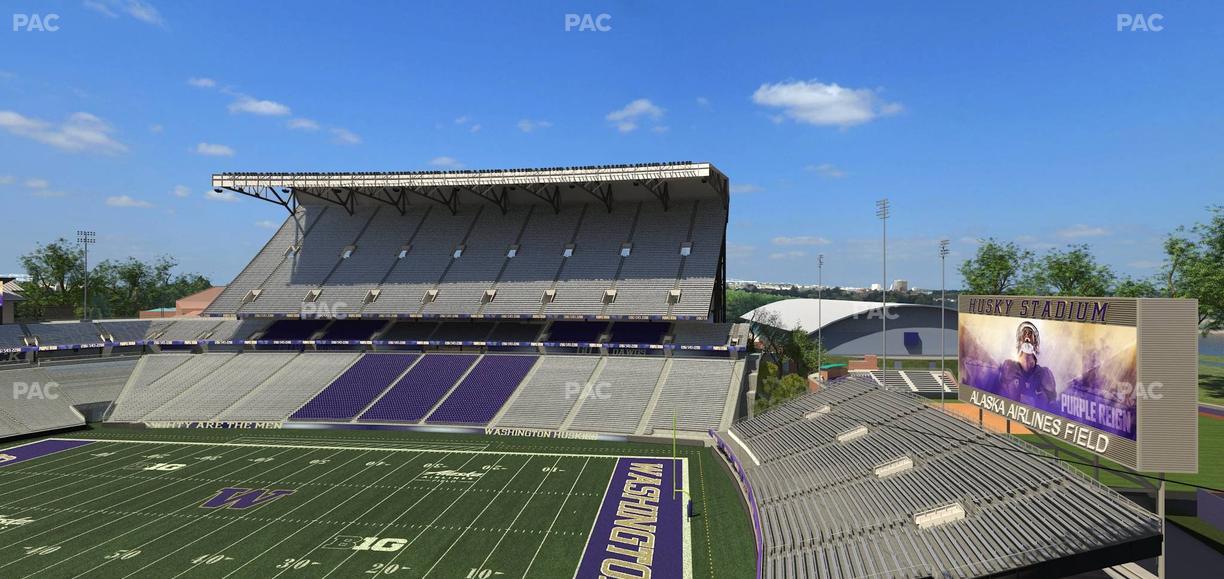 Husky Stadium - Section 302 Seat View
