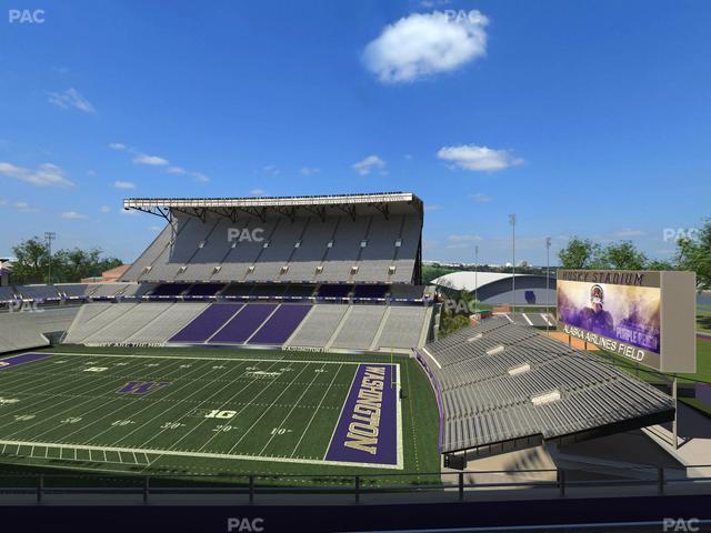 Husky Stadium - Section 302 Seat View