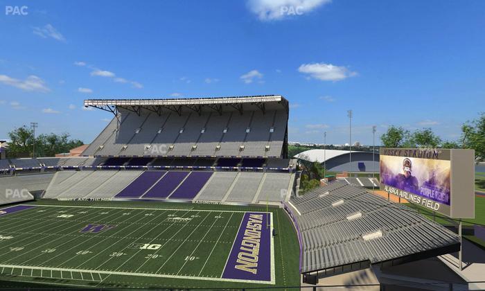 Husky Stadium - Section 302 Seat View