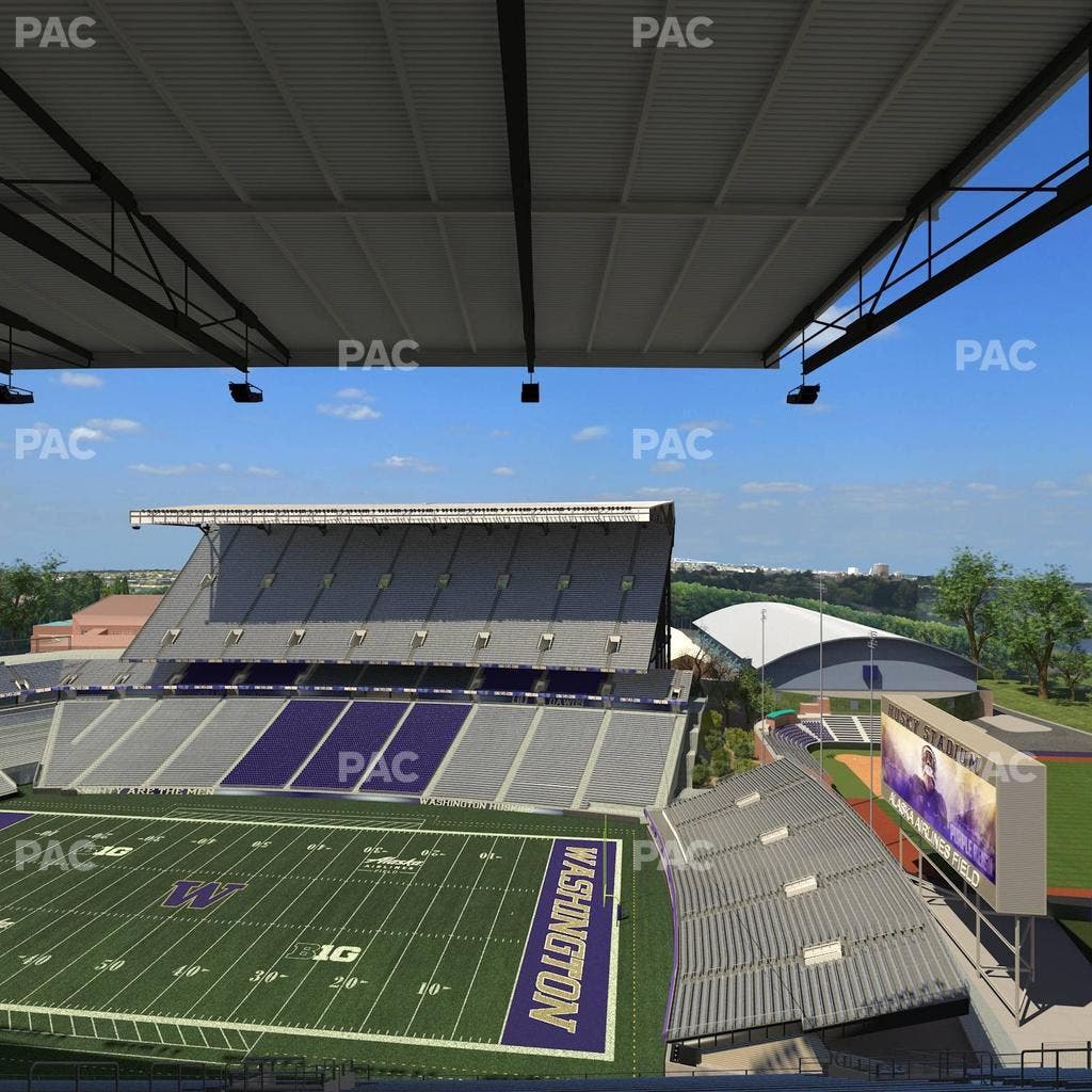 Husky Stadium - Section 302 Seat View