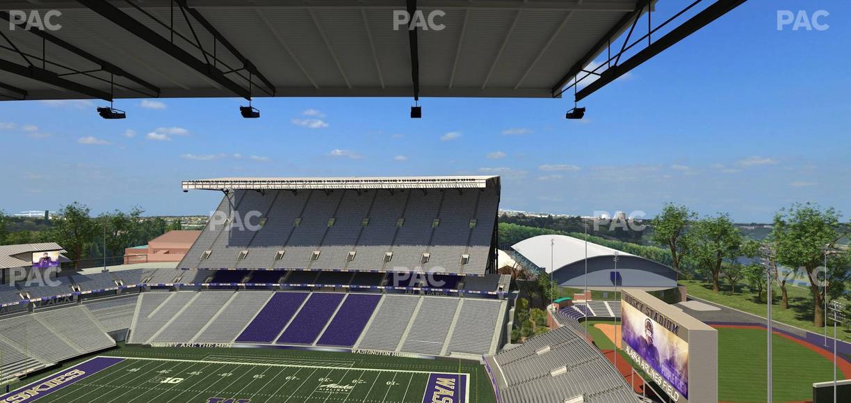 Husky Stadium - Section 302 Seat View