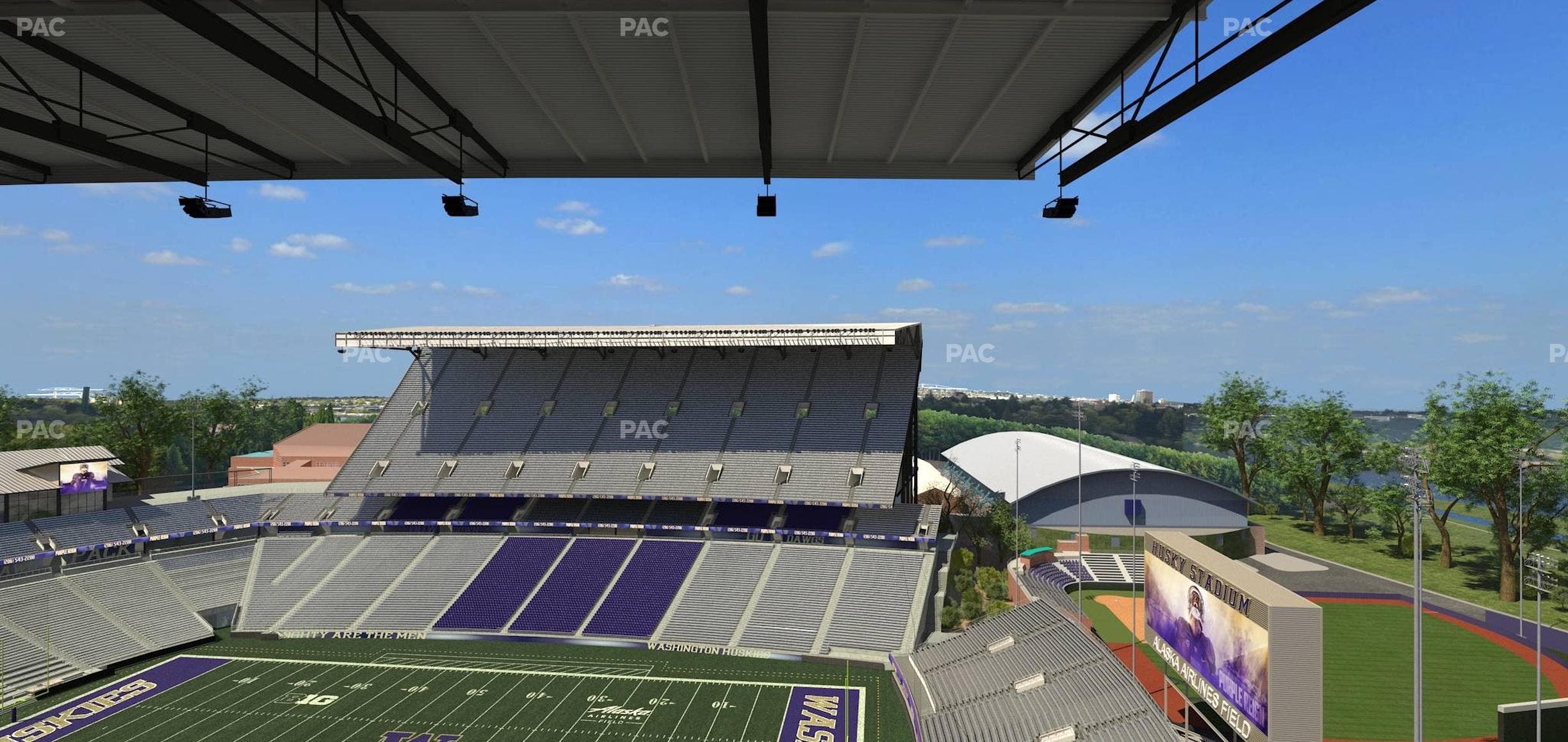 Husky Stadium - Section 302 Seat View