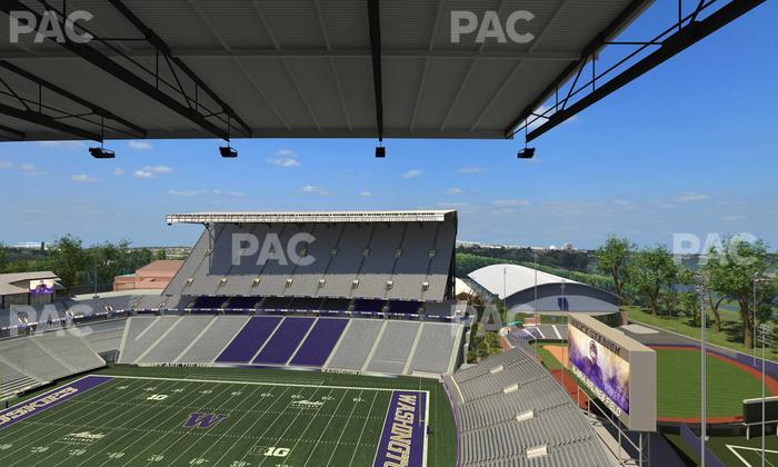 Husky Stadium - Section 302 Seat View