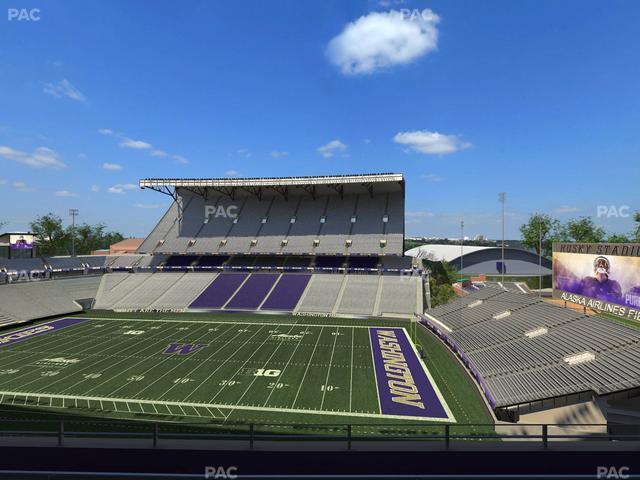 Husky Stadium - Section 303 Seat View