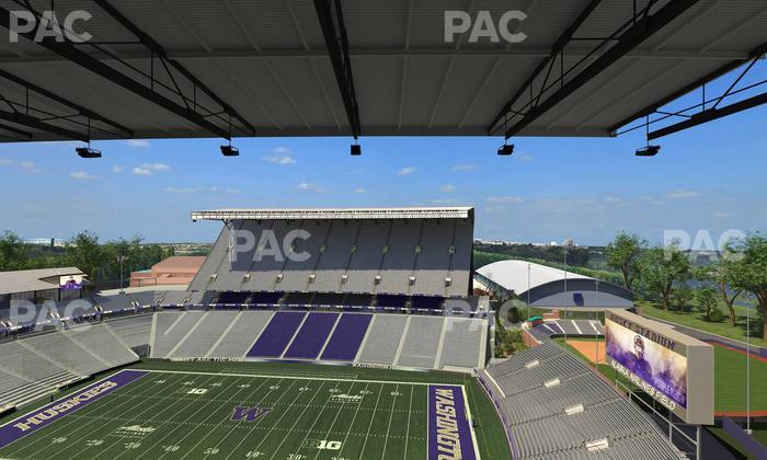 Husky Stadium - Section 303 Seat View