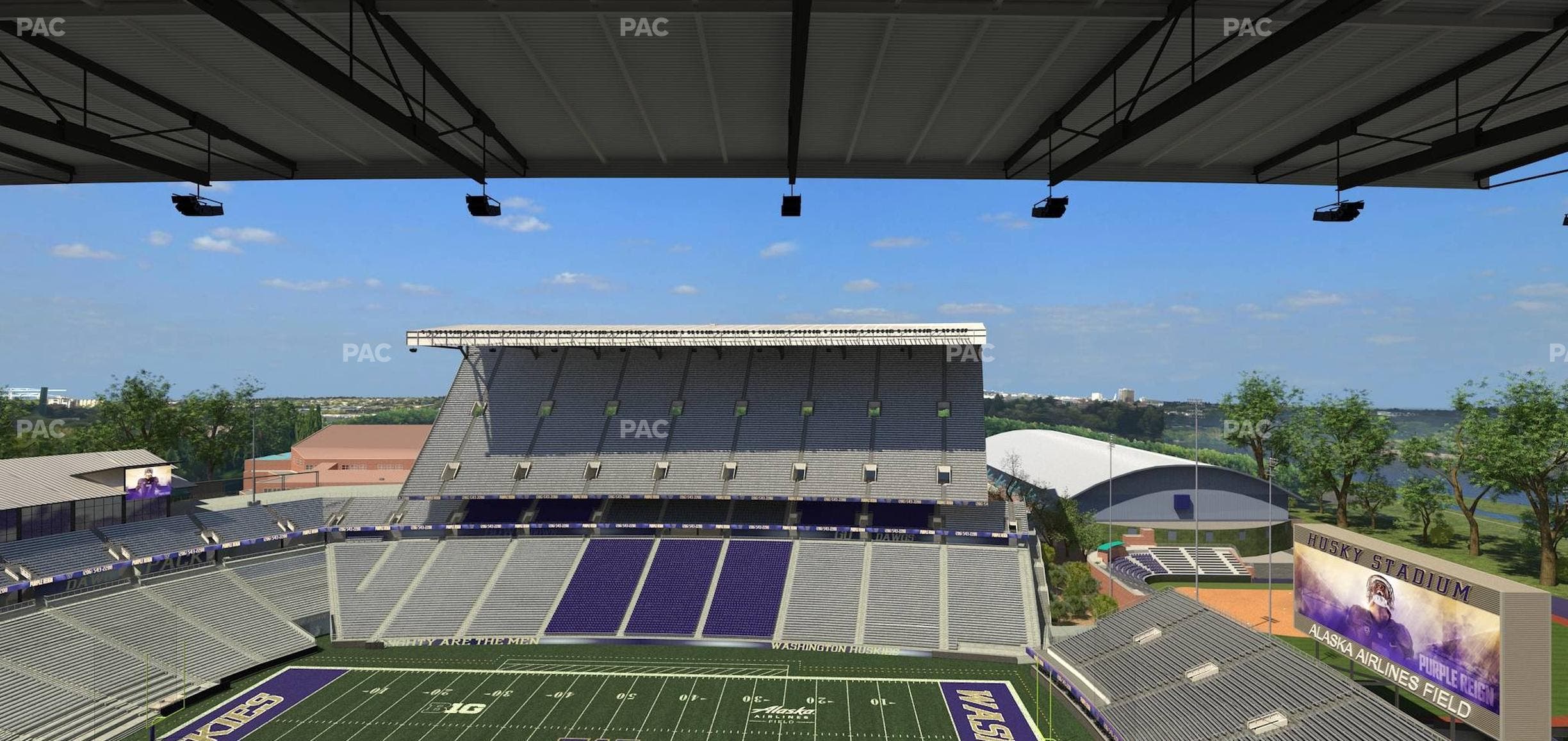 Husky Stadium - Section 304 Seat View
