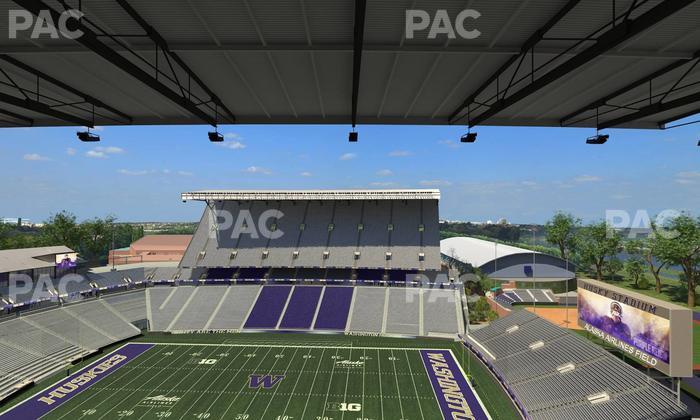 Husky Stadium - Section 304 Seat View