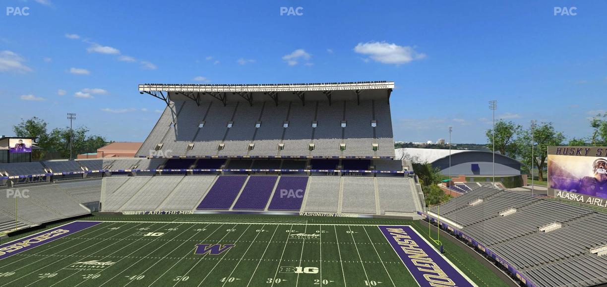 Husky Stadium - Section 304 Seat View
