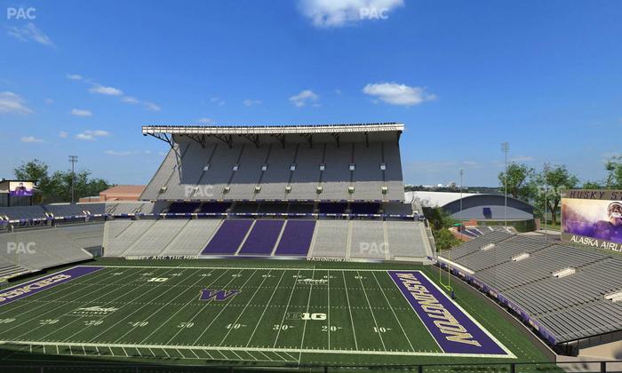 Husky Stadium - Section 304 Seat View
