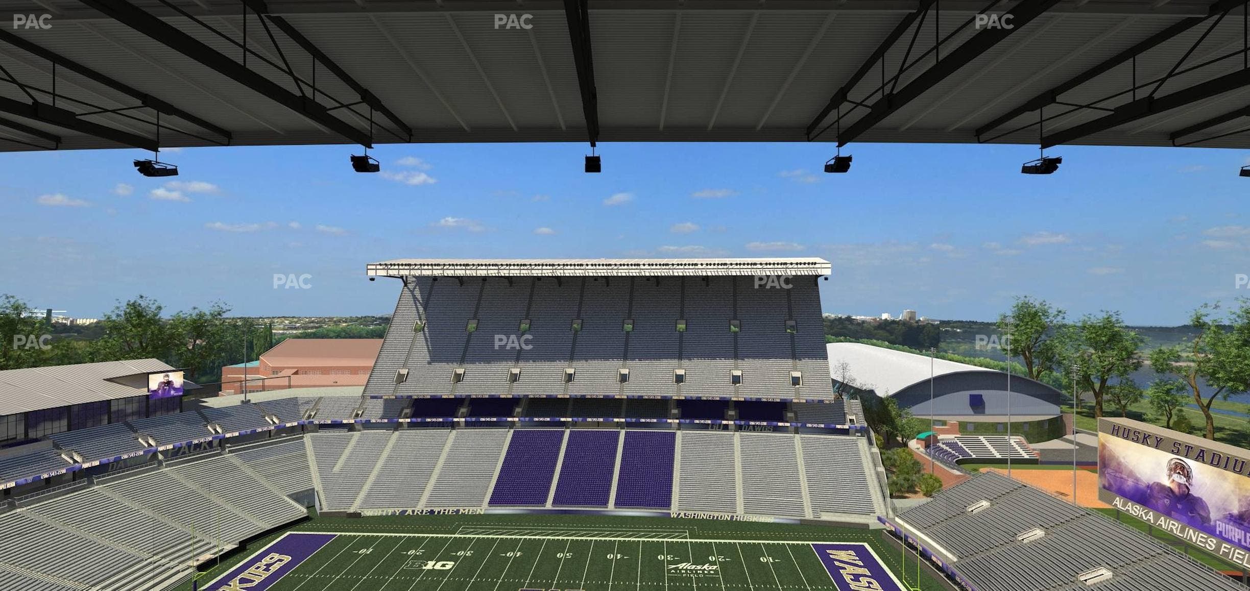 Husky Stadium - Section 305 Seat View