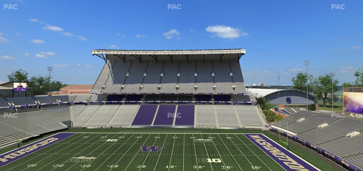Husky Stadium - Section 305 Seat View