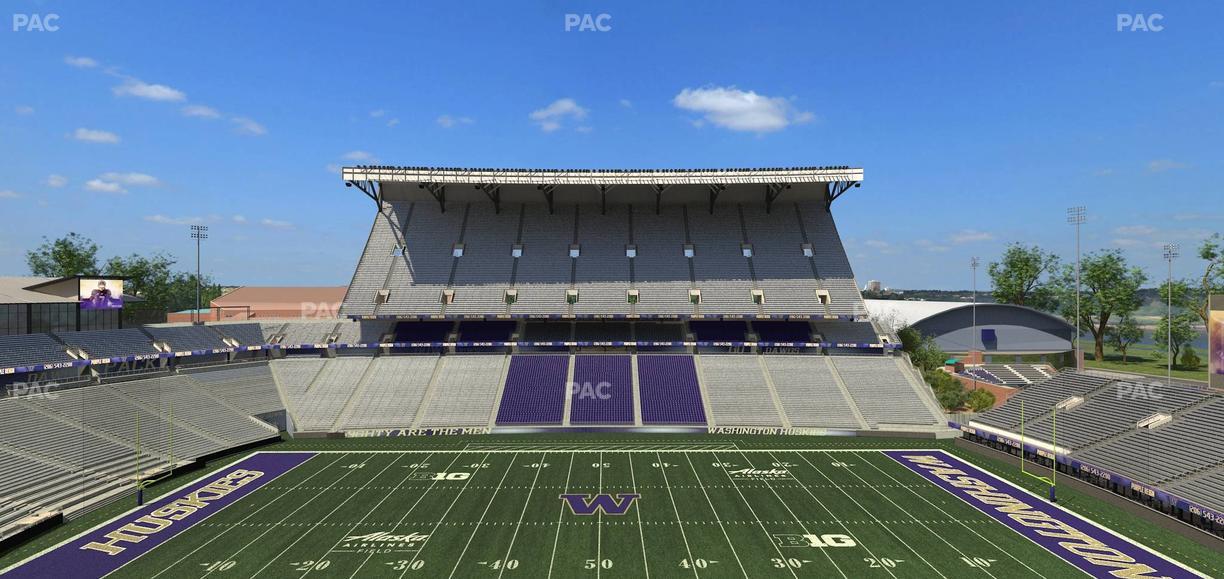 Husky Stadium - Section 306 Seat View