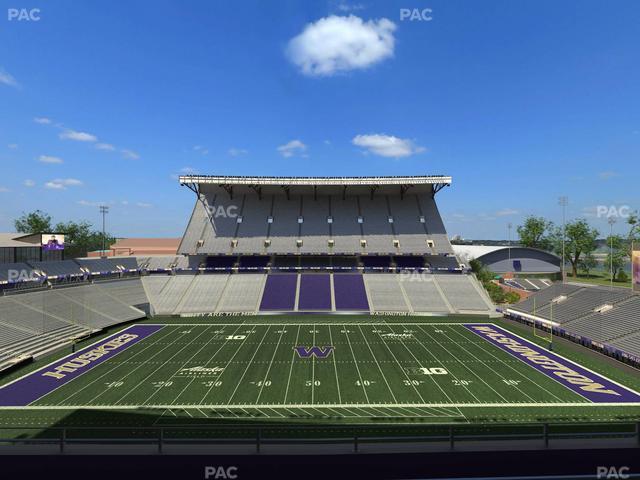 Husky Stadium - Section 306 Seat View