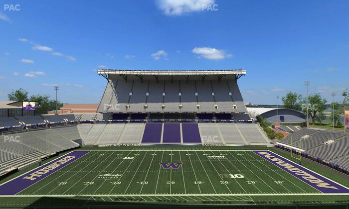 Husky Stadium - Section 306 Seat View