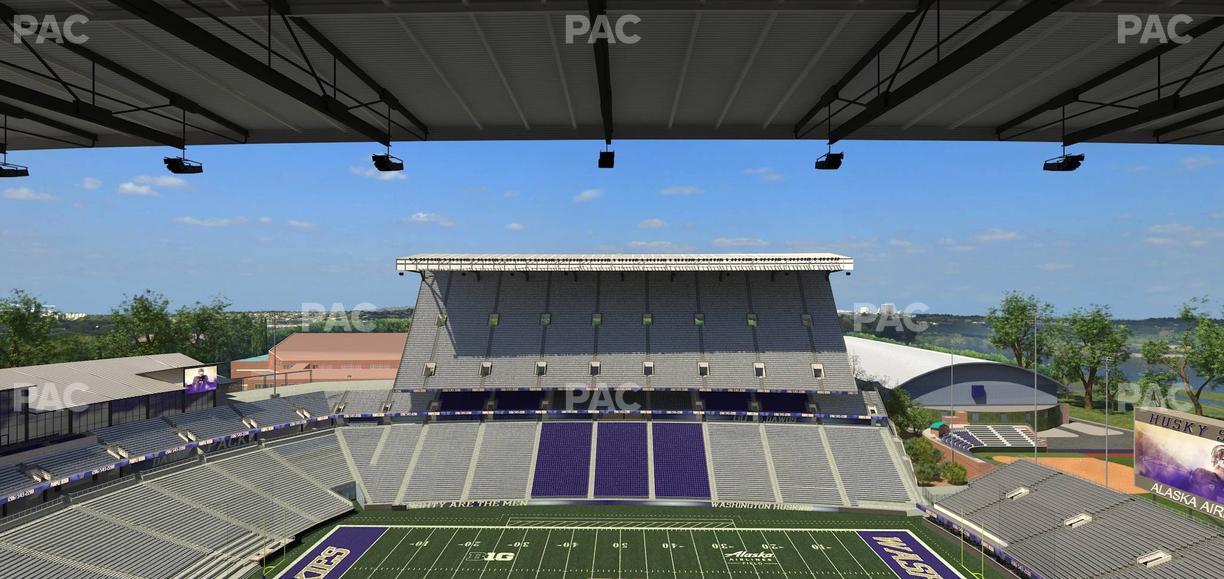Husky Stadium - Section 306 Seat View
