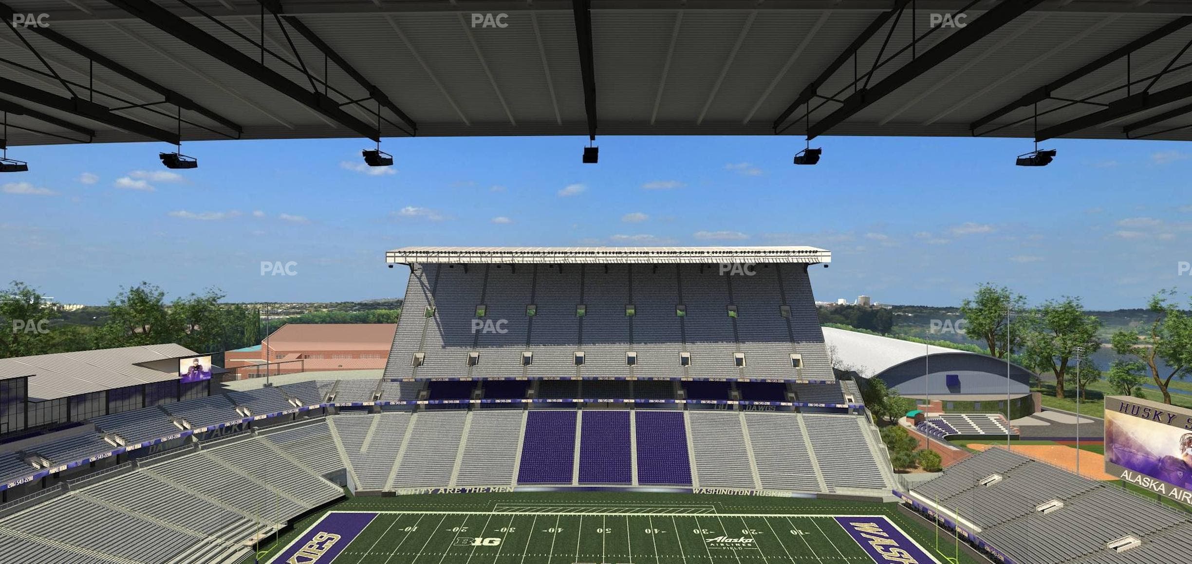 Husky Stadium - Section 306 Seat View