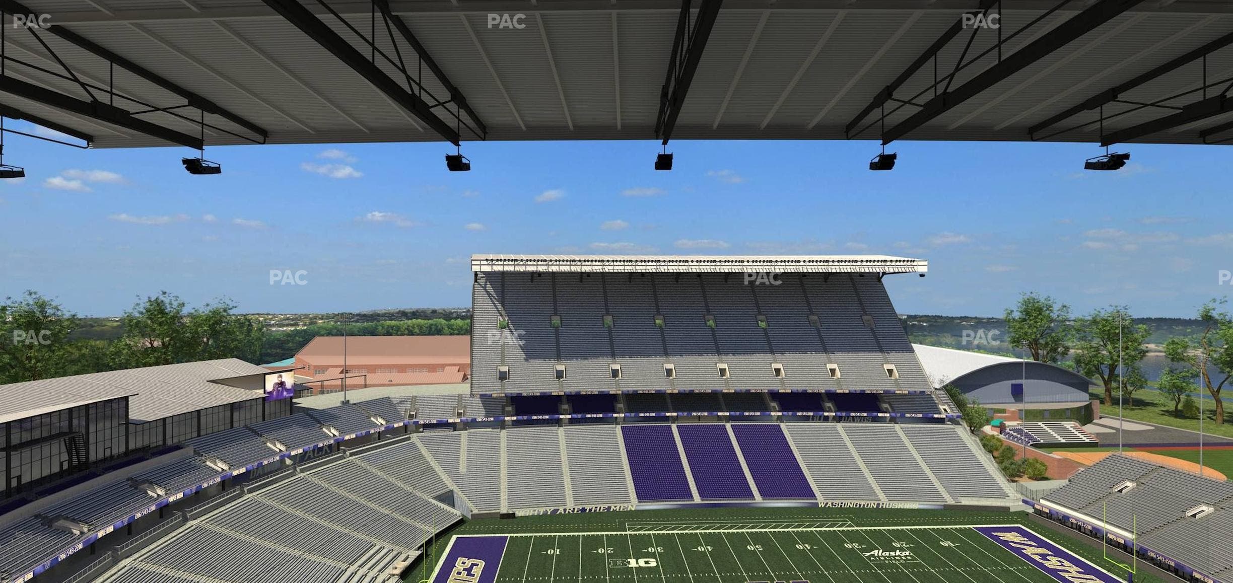 Husky Stadium - Section 308 Seat View