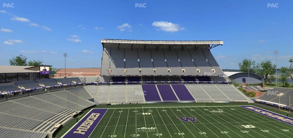 Husky Stadium - Section 308 Seat View