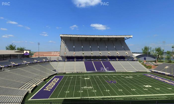 Husky Stadium - Section 308 Seat View