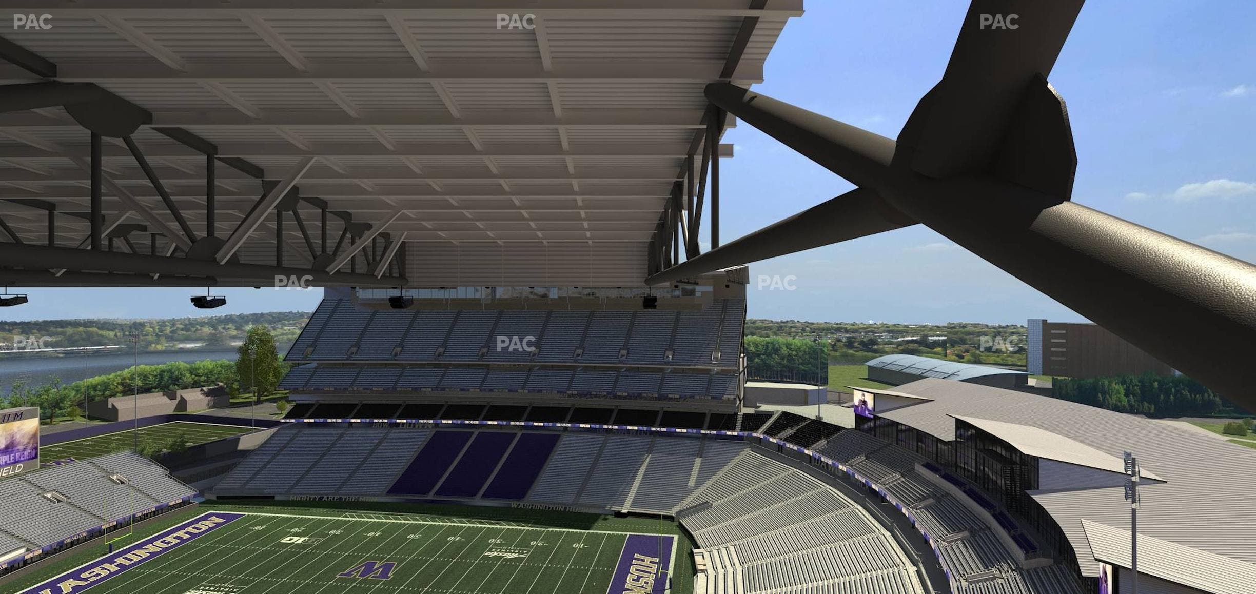 Husky Stadium - Section 325 Seat View