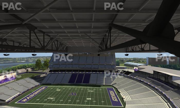 Husky Stadium - Section 327 Seat View