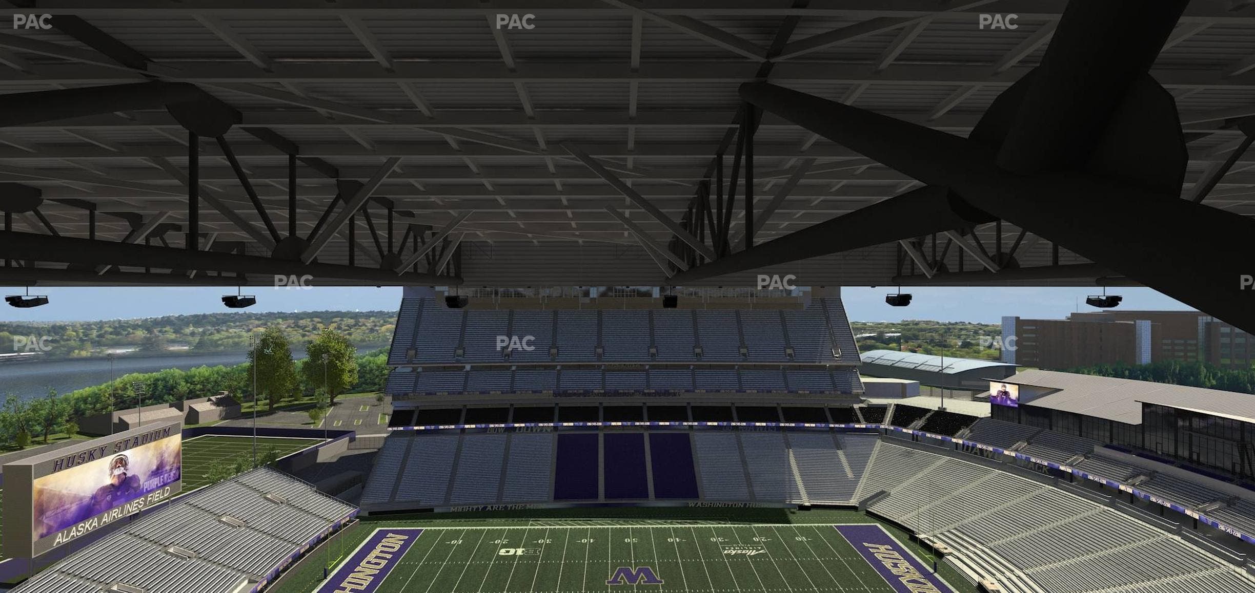 Husky Stadium - Section 329 Seat View
