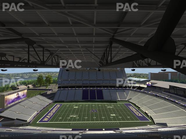 Husky Stadium - Section 329 Seat View